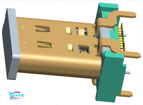 TYPE CF 24P直立式SMT H=12-15.0(第二代)